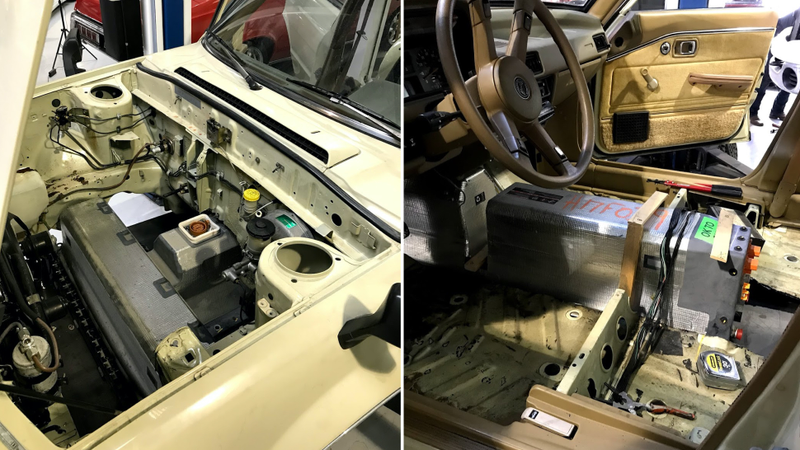 Battery pack fitment.